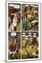 Zombies vs. Robots - Comic Page with Panels-Paul McCaffrey-Mounted Art Print