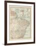 Plate 123. Map of South America-Encyclopaedia Britannica-Framed Art Print