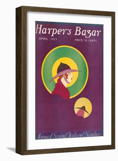 Harper's Bazaar, April 1923-null-Framed Art Print