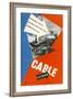 Somewhere There's Someone Who'd Just Love a Cable from You-null-Framed Art Print