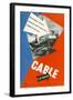Somewhere There's Someone Who'd Just Love a Cable from You-null-Framed Art Print