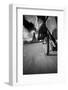 Biking Chicagos Lakefront BW-Steve Gadomski-Framed Photographic Print