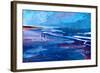 Blue Californian Seascape In Big Sur-Markus Bleichner-Framed Art Print