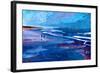 Blue Californian Seascape In Big Sur-Markus Bleichner-Framed Art Print