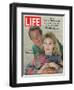 Actors Paul Newman and Wife Joanne Woodward, Collaboration for "Rachel, Rachel", October 18, 1968-Mark Kauffman-Framed Photographic Print