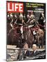 Photo of Pres. Kennedy and Gen. De Gaulle, During Trip to Paris, June 9, 1961-Paul Schutzer-Mounted Photographic Print