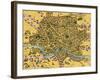 Map of Rome, 1500s-Science Source-Framed Giclee Print