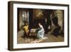 Una Partita a Scacchi, c.1881-Girolamo Induno-Framed Giclee Print