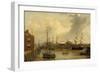 An American Packet running for Swansea Harbour-George Chambers-Framed Giclee Print