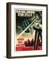 The Day The Earth Stood Still, Danish Movie Poster, 1951-null-Framed Art Print