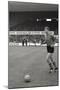 Giacinto Facchetti on the Phase of Loosen Up Before the Match Against the North Korea-Mario de Biasi-Mounted Giclee Print