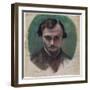 Portrait of Dante Gabriel Rossetti, 1853-William Holman Hunt-Framed Giclee Print