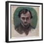 Portrait of Dante Gabriel Rossetti, 1853-William Holman Hunt-Framed Giclee Print