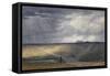 View of Stonehenge-J. M. W. Turner-Framed Stretched Canvas