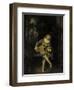 Mezzetin-Jean Antoine Watteau-Framed Premium Giclee Print