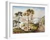 Staten Island and Narrows-Currier & Ives-Framed Giclee Print