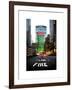 The Metlife Building Towers over Grand Central Terminal at Nightfall-Philippe Hugonnard-Framed Art Print