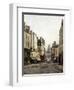 Rue du Haut-Pavé (vue sur l'ancien marché des Carmes depuis la place Maubert et le Panthéon)-Emmanuel Lansyer-Framed Giclee Print