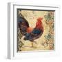 Gourmet Rooster I-Paul Brent-Framed Art Print