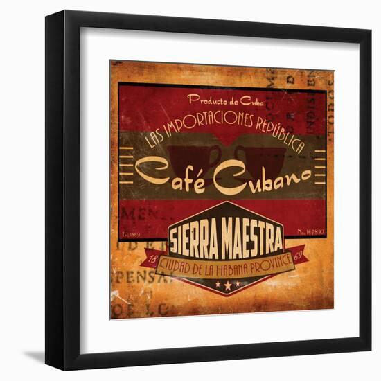 Café Cubano Sq-Jason Giacopelli-Framed Art Print