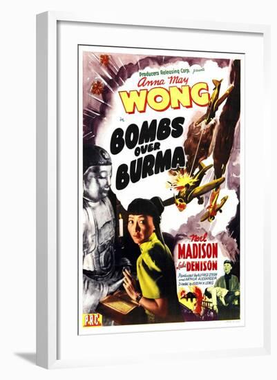 Bombs Over Burma, Anna May Wong, 1943-null-Framed Art Print