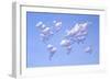 Clouds Forming the Shape of Earth's Continents-null-Framed Art Print