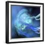 Blue Nebula-null-Framed Art Print