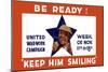 World War I Propaganda Poster for the United War Work Campaign-Stocktrek Images-Mounted Premium Giclee Print