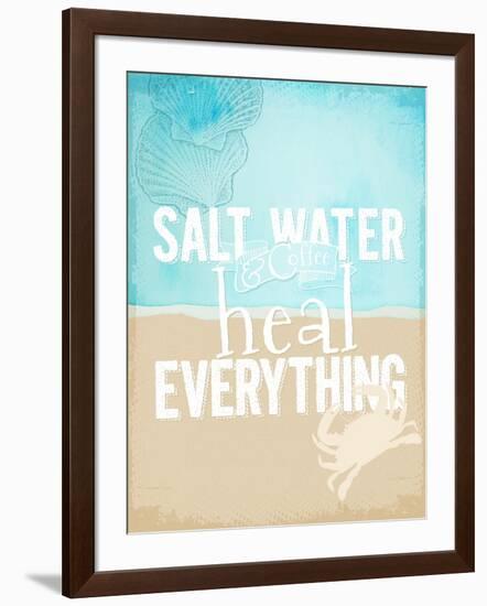 Salt Water Heals Everything-The Saturday Evening Post-Framed Giclee Print