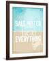 Salt Water Heals Everything-The Saturday Evening Post-Framed Giclee Print