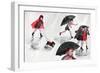 Running from the Rain - Jack & Jill-Dorothea Cooke-Framed Giclee Print