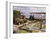 Garden of the Arnhold Family by the Wansee River-Max Liebermann-Framed Giclee Print