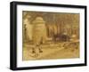 Fountain in a Provencal Village-Henry Herbert La Thangue-Framed Giclee Print