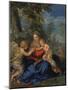 The Holy Family Resting During the Flight into Egypt, C. 1643-Pietro Muttoni-Mounted Giclee Print