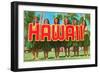 Greetings from Hawaii-null-Framed Art Print