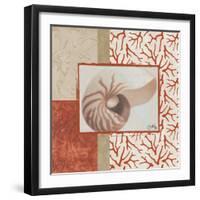 Coral Branch I-Elizabeth Medley-Framed Art Print