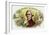 Barry Lyndon Brand Cigar Box Label-Lantern Press-Framed Art Print