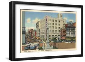 Penn Square, Lancaster-null-Framed Art Print