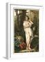 Bather and Voyeur-null-Framed Art Print