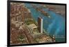 Aerial View, United Nations Building, New York City-null-Framed Art Print