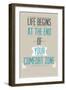 Poster with Motivational Slogan-Vanzyst-Framed Art Print