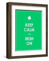 Keep Calm and Irish On-place4design-Framed Art Print