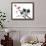 Chinese Painting Of Flowers, Plum Blossom, On White Background-elwynn-Framed Art Print displayed on a wall