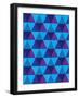 Seamless Of Triangle And Diamond Geometric Shapes-smarnad-Framed Art Print