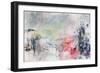 Pushing the Line-Jodi Maas-Framed Giclee Print