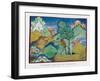 The Tortoise and the Monkey-null-Framed Art Print