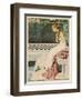 The Princess Discovers a Frog at Her Feet: Curiously He Too is Wearing a Crown-Willy Planck-Framed Art Print