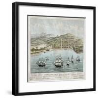 View of San Francisco, Formerly Yerba Buena, in 1846-7-null-Framed Giclee Print