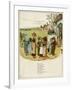 Children Coming Out of School-Kate Greenaway-Framed Art Print