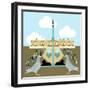 National Gallery, Trafalgar Square-Claire Huntley-Framed Giclee Print